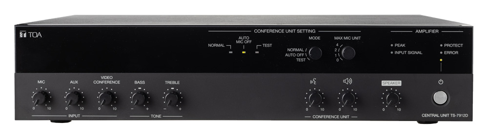 Bộ trung tâm liền công suất 120W: TOA TS-7912D-AS | Sản phẩm chính hãng