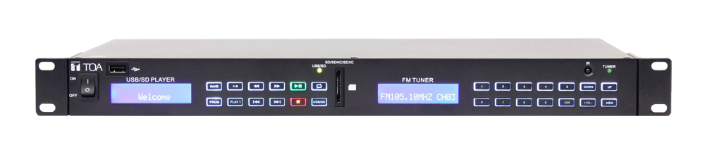 Đầu phát nhạc nền: TOA MD-200-AS | Sản phẩm chính hãng