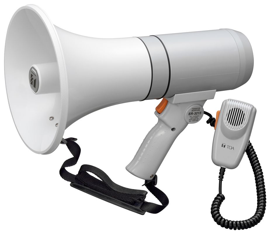 Megaphone đeo vai 15W: TOA ER-3215 | Sản phẩm chính hãng