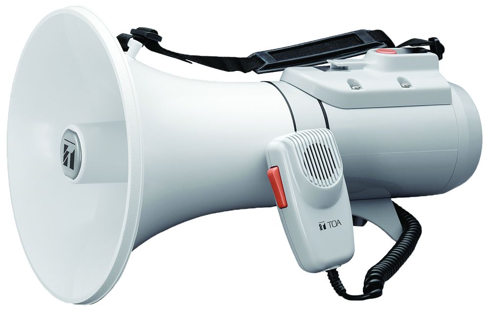 Megaphone Đeo vai với còi hú 15W: TOA ER-2215W | Sản phẩm chính hãng