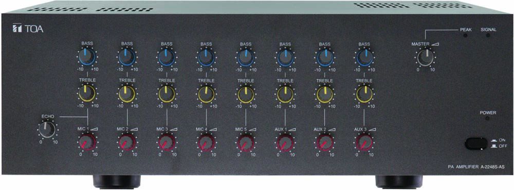 Tăng âm công suất 240W: TOA A-2248S | Sản phẩm chính hãng