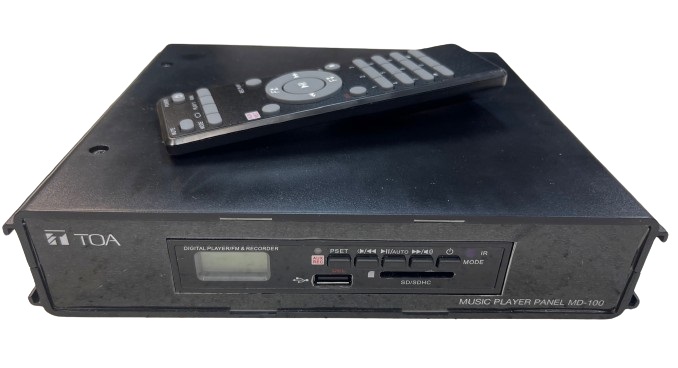 Đầu phát nhạc nền TOA MD-100-AS | Sản phẩm chính hãng