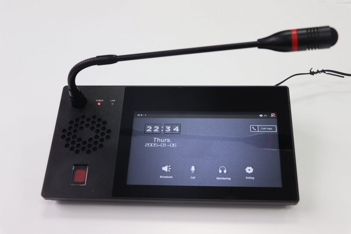 Bàn gọi từ xa màn hình cảm ứng: TOA IP-1100RM | Sản phẩm chính hãng