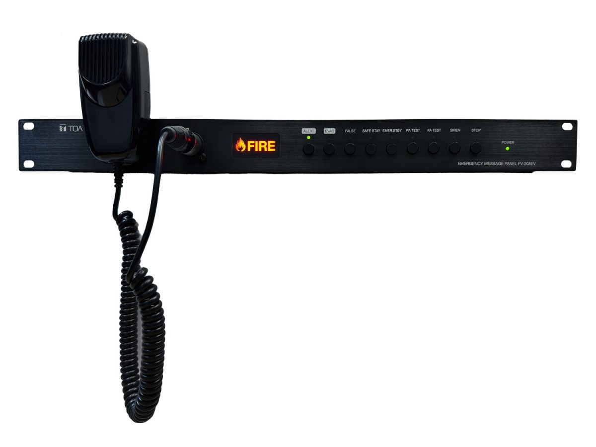 Bộ phát tin nhắn khẩn cấp: TOA FV-208EV-AS | Sản phẩm chính hãng