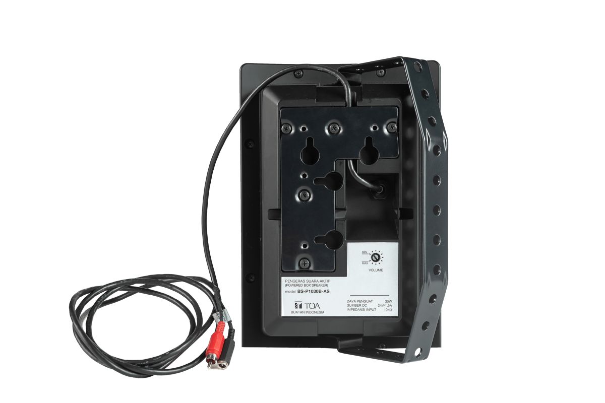 Loa hộp liền công suất màu đen 30W: TOA BS-P1030B-AS | Sản phẩm chính hãng