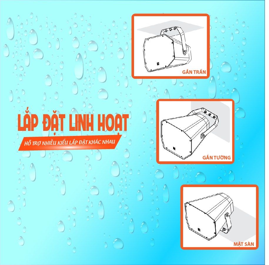 Loa nén phát nhạc nền: TOA CS-760B-AS | Sản phẩm chính hãng