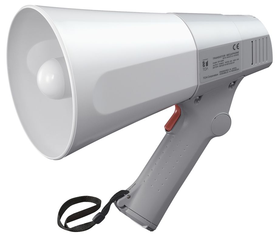 Megaphone cầm tay 10W còi hú: TOA ER-520W | Sản phẩm chính hãng