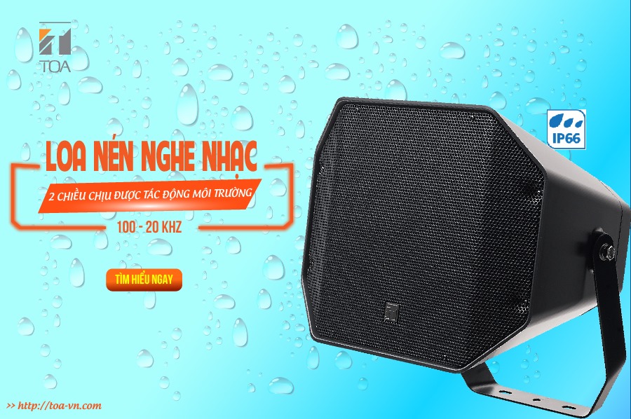 Loa nén phát nhạc ngoài trời, quảng trường, công viên CS-760B-AS và CS-760W-AS