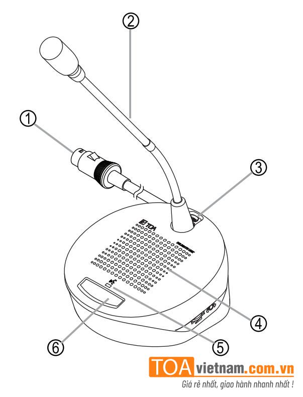 Mặt trên bộ đại biểu TS-692L-AS